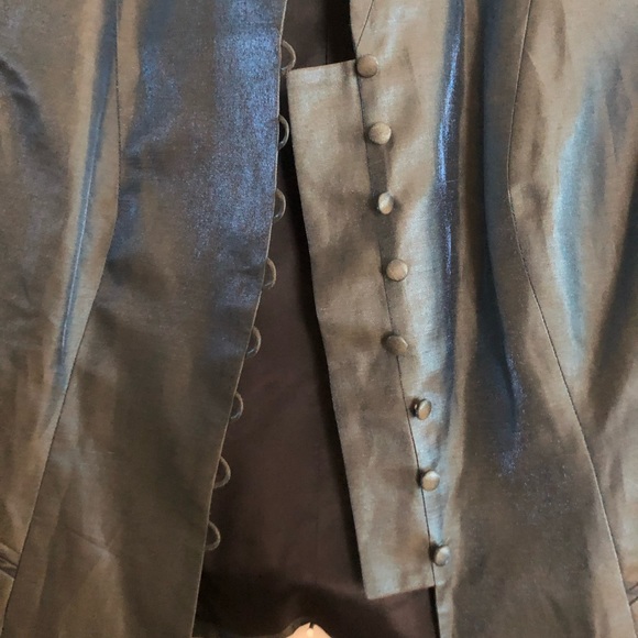 Vintage Iridescent Blazer & Skirt Set - Picture 10 of 12